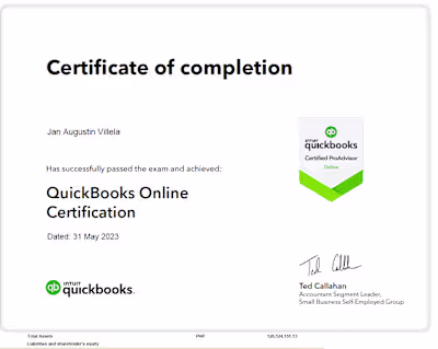 Quickbooks Pro Advisor