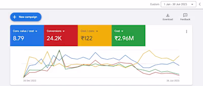 Achieving 8X RoAS with Google ads Campaigns