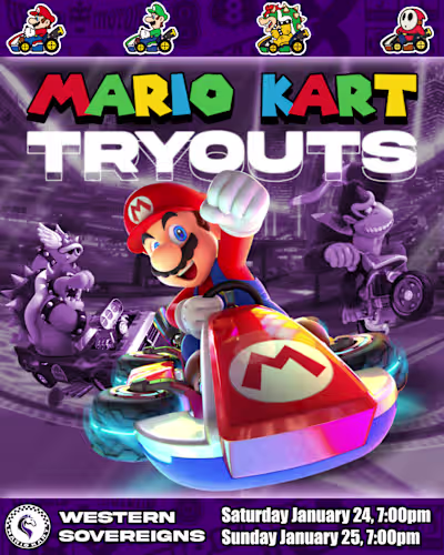 Western Sovereigns Mario Kart Tryouts