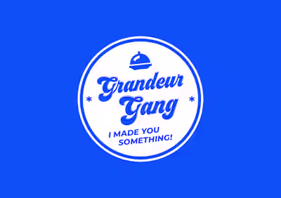 Grandeur Gang Food Show Brand Identity