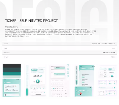Ticker - Self Initiated Project