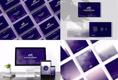 Visual Branding for MOONSTAY