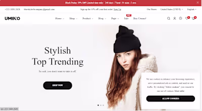 Shopify website design, create Shopify e-commerce store