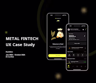Metal UX Case Study