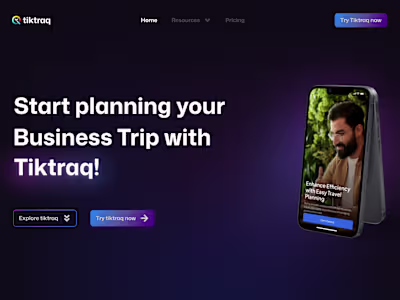 Expense Management - Landing Pages