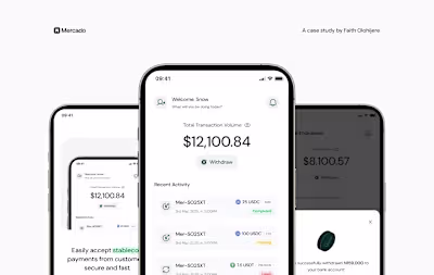 Mercado Mobile App Design