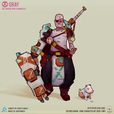 'Gray' - The Understone Chronicles - Artstation Challenge