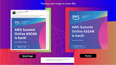 Image Vectorization: Raster to Vector 