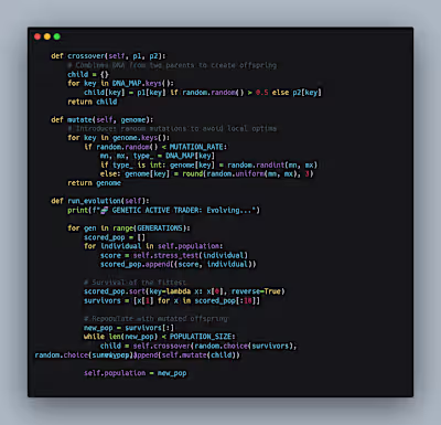 Evolutionary Parameter Tuning Engine (Python) To solve the p...