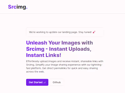 Srcimage - postimages alternative built with nextjs