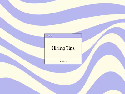 Hiring at a Startup 