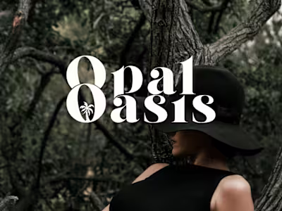 Opal Oasis: Elegant Summer Fashion Branding