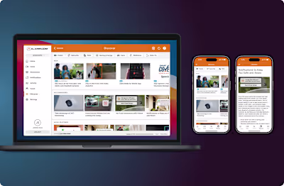 Designing the Discover Section for Alarm.com