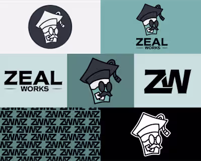 Zeal Works - Mascot Logo Design