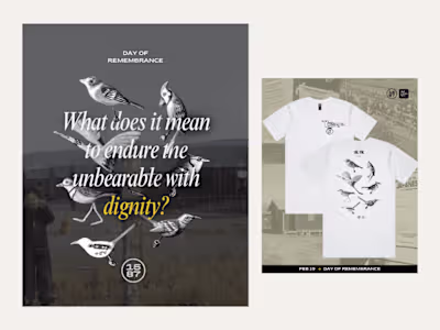 Day of Remembrance Social Campaign for 1587 Apparel