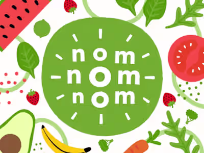 Nom Nom Nom Logo and Onboarding (Test project)