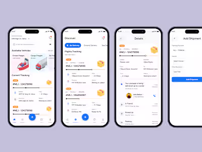 Logistics app - Parcel Track Delivery Software