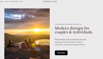Future Therapist SquareSpace Website + SEO