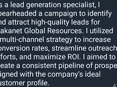 Optimising Lead Generation for Makanet Global 