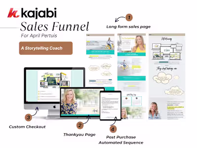 Strategic Sales Page for a Storytelling Coach