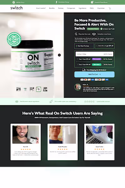 Switch Supplements Case Study