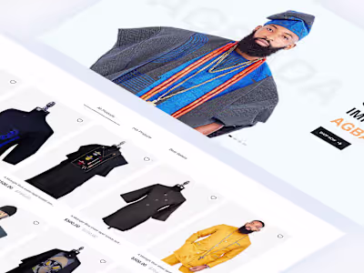 Deji & Kola Website Redesign | UIUX Design