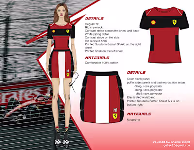 Design: Scuderia F1 Ferrari Fit Inspired