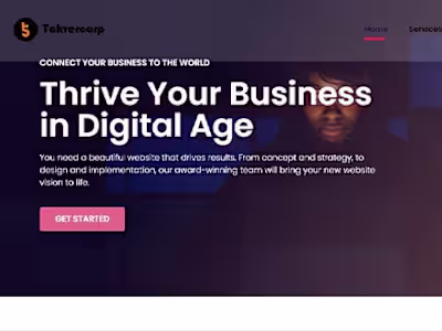 Web Design and Brand Identity for Takver Corporation