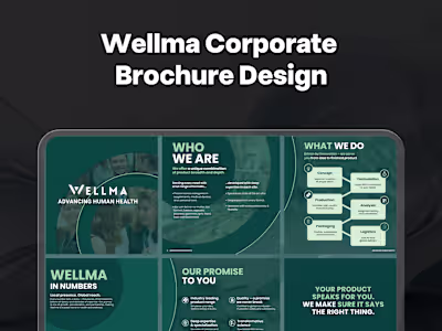 Wellma Brochure Design