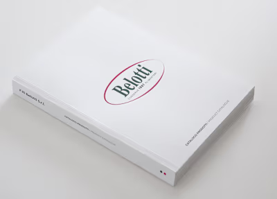 Products catalogue for a food company