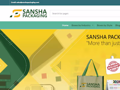 Packaging Website For US Client