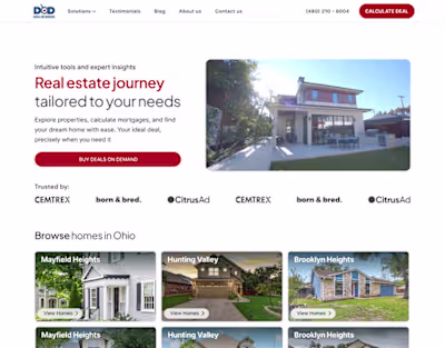 Real Estate Properties - Agency Website