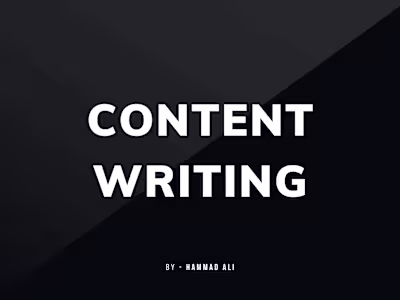 Optimized Content Writing