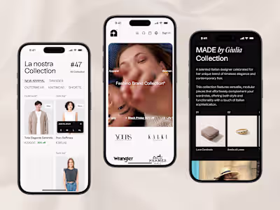 Étoile - Ecommerce Mobile Design