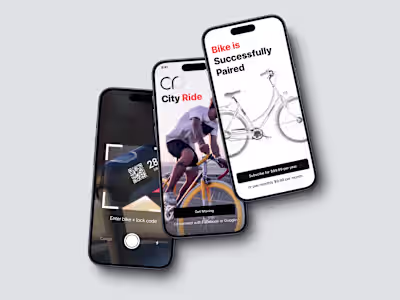 City Ride ✕ Bikes on subscription [iOS App]