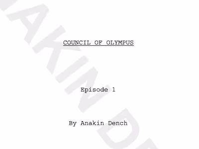 Council of Olympus Ep 1, S1