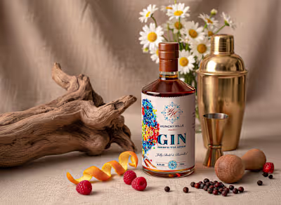 Hunchy Hills Distillery Branding & Packaging Design