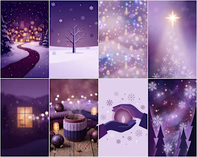 A Personalized AI-Generated Holiday Card + Music Collection