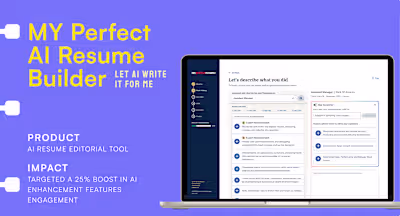 Bold AI Write It For Me Web  | UI/UX Design 