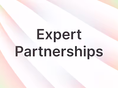 Expert Partnerships in AI and Software Development