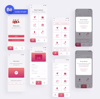 Case Study :- Mobile Banking Apps for Senior Citizens on Behance