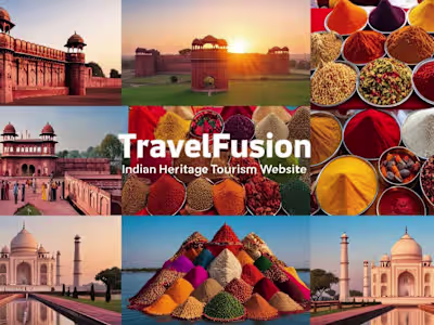 TravelFusion - An Indian Heritage tourism website