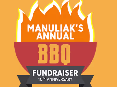 BBQ fundraiser poster