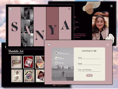 Portfolio for a  Designer & Artist