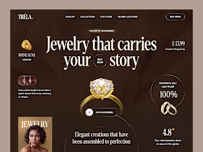 Jewelry Website Design