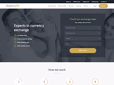 Get Money Transfer Currency Exchange Services Online at Regency…