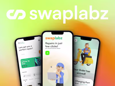 swaplabz - UI/UX Case Study on Behance