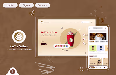 Coffee Web App on Behance