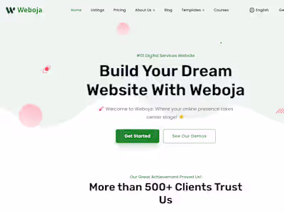 Weboja - Content Management System WebApp