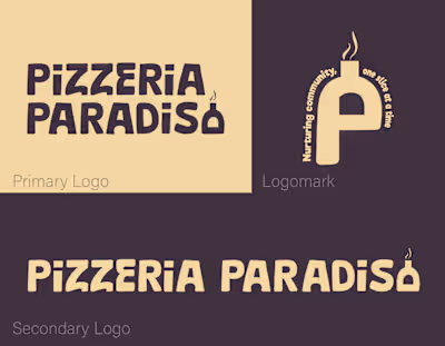 Brand identity Design | Pizzeria Paradiso
